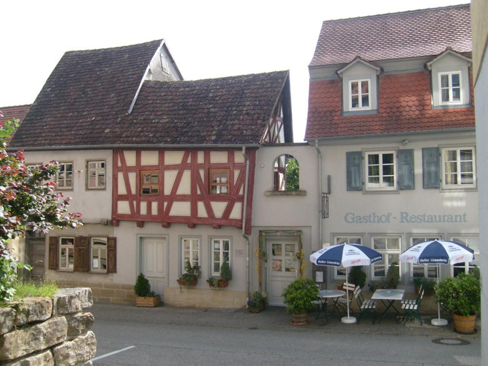 Gasthof Blauer Bock Schwäbisch Hall Buitenkant foto