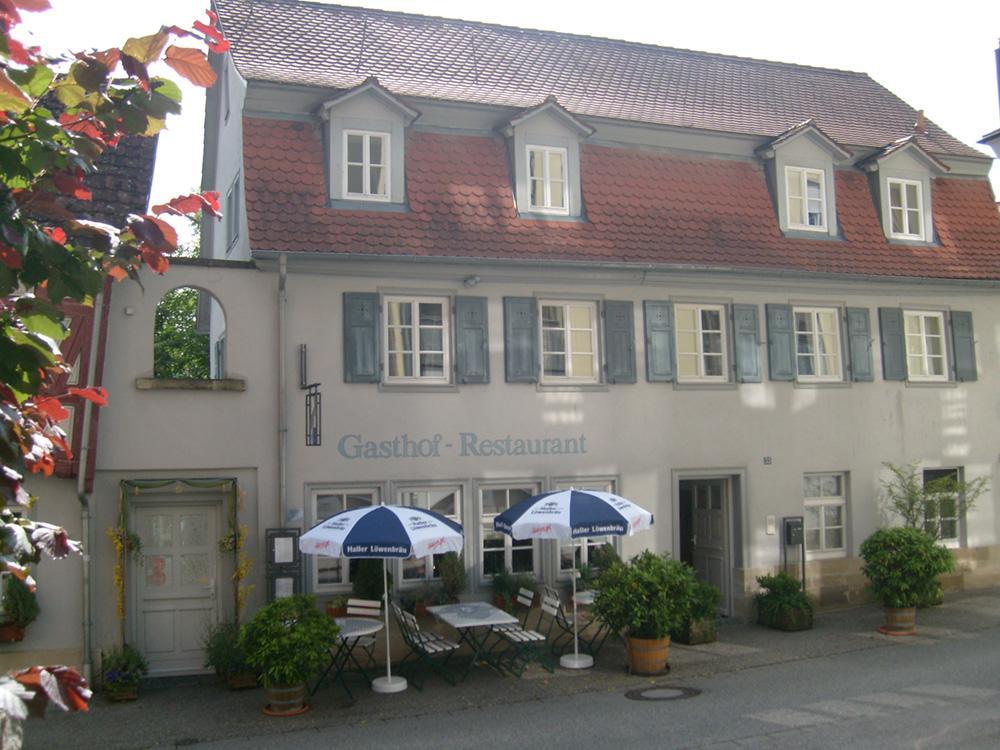 Gasthof Blauer Bock Schwäbisch Hall Buitenkant foto